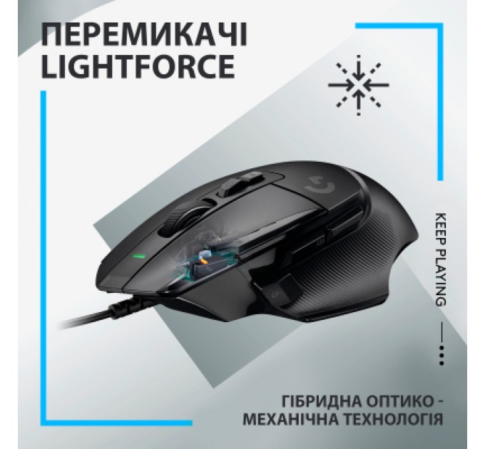 Logitech Мишка Logitech G502 X USB Black (910-006138)