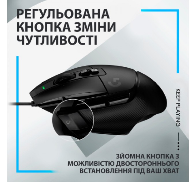 Logitech Мишка Logitech G502 X USB Black (910-006138)
