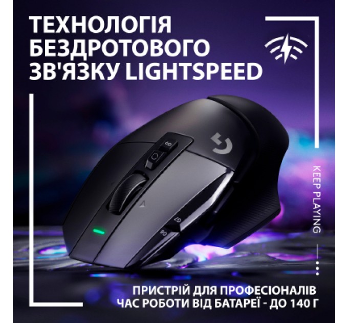 Logitech Мишка Logitech G502 X Lightspeed Wireless Black (910-006180)