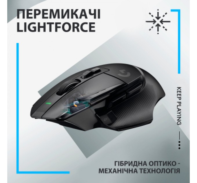 Logitech Мишка Logitech G502 X Lightspeed Wireless Black (910-006180)