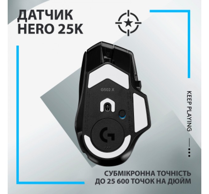 Logitech Мишка Logitech G502 X Lightspeed Wireless Black (910-006180)