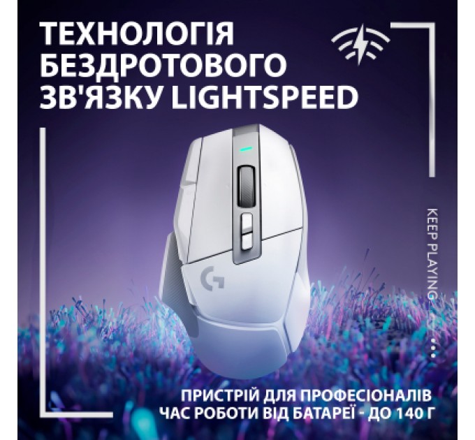 Logitech Мишка Logitech G502 X Lightspeed Wireless White (910-006189)