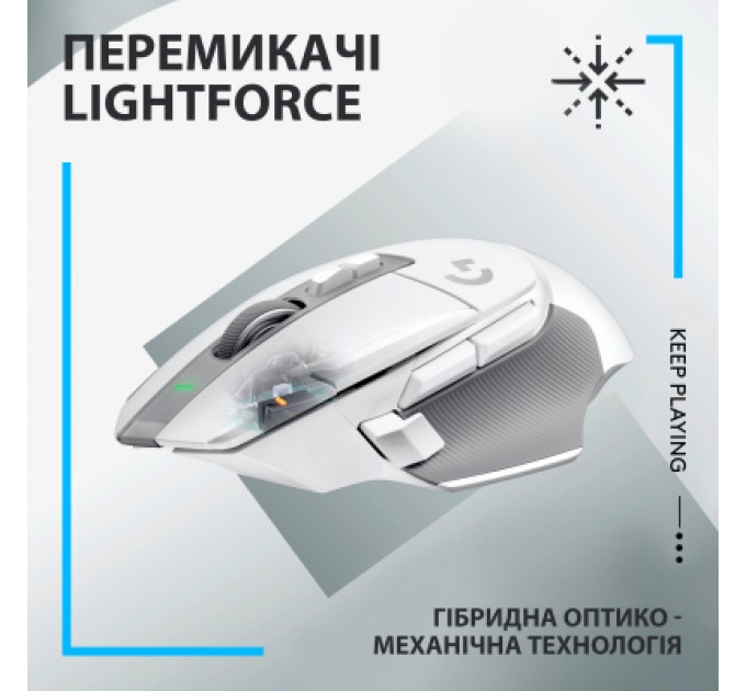 Logitech Мишка Logitech G502 X Lightspeed Wireless White (910-006189)