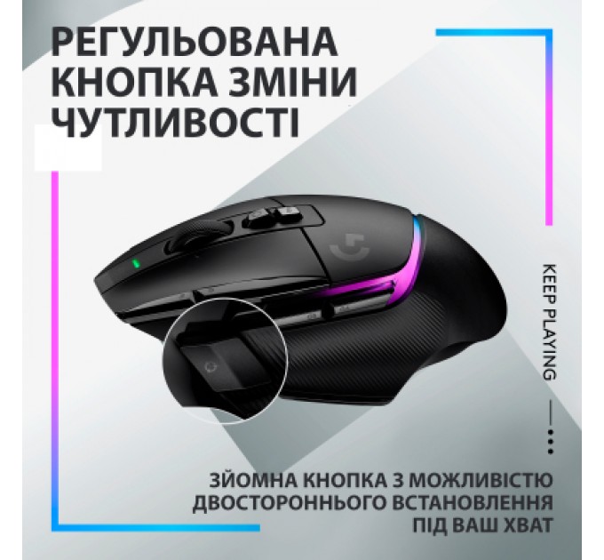 Logitech Мишка Logitech G502 X Plus Wireless Black (910-006162)