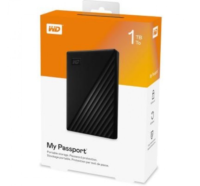 WESTERN DIGITAL Зовнішній жорсткий диск 2.5" 1TB WD (WDBYVG0010BBK-WESN)