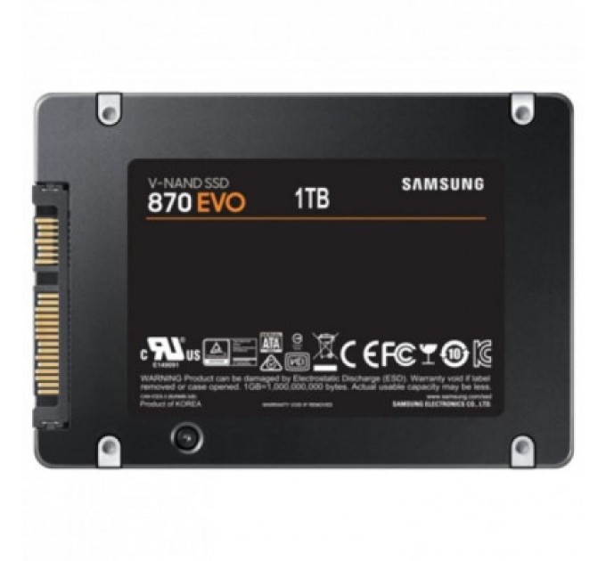 Samsung Накопичувач SSD 2.5" 1TB 870 EVO Samsung (MZ-77E1T0B/EU)
