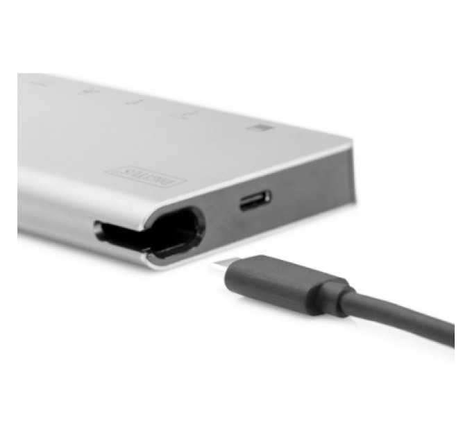Digitus Концентратор Digitus Travel USB-C, 8 Port (DA-70866)