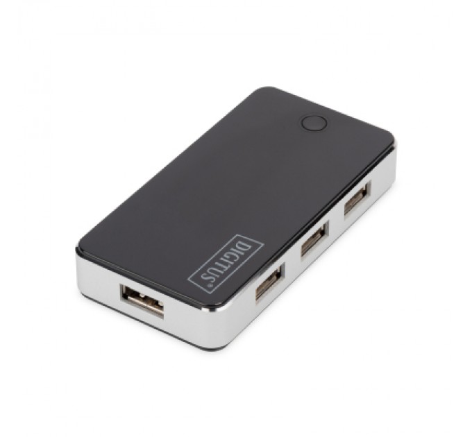 Digitus Концентратор Digitus USB 2.0 Hub, 7 Port (DA-70222)