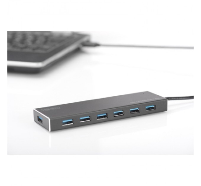 Digitus Концентратор Digitus USB 3.0 Hub, 7 Port (DA-70241-1)