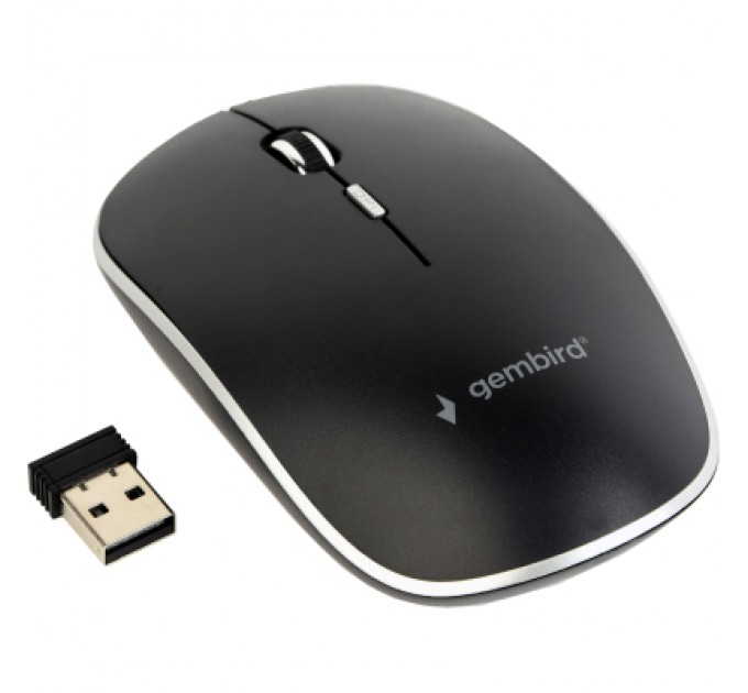 Gembird Мишка Gembird MUSW-4BS-01 Wireless Black (MUSW-4BS-01)