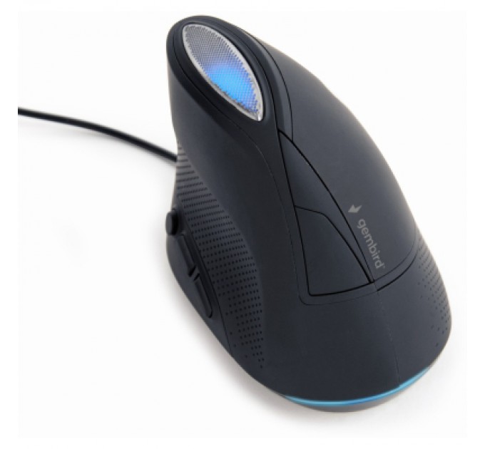 Gembird Мишка Gembird MUS-ERGO-03 USB Black (MUS-ERGO-03)