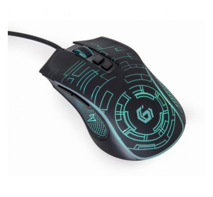 Gembird Мишка Gembird MUSG-RGB-01 USB Black (MUSG-RGB-01)