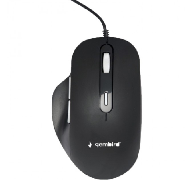 Gembird Мишка Gembird MUS-6B-02 USB Black (MUS-6B-02)