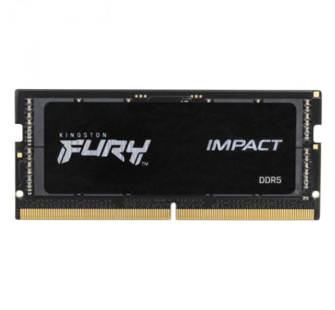 Kingston Fury (ex.HyperX) Модуль пам'яті для ноутбука SoDIMM DDR5 64GB (2x32GB) 4800 MHz FURY Impact Kingston Fury (ex.HyperX) (KF548S38IBK2-64)