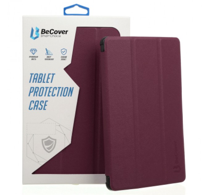 BeCover Чохол до планшета BeCover Lenovo Tab M8 TB-8505/TB-8705/M8 TB-8506 (3 Gen) Red Wine (705982)