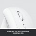 Logitech Мишка Logitech Lift Vertical Ergonomic Wireless/Bluetooth for Business Off-white (910-006496)
