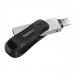 SanDisk USB флеш накопичувач SanDisk 256GB iXpand Go USB 3.0/Lightning (SDIX60N-256G-GN6NE)