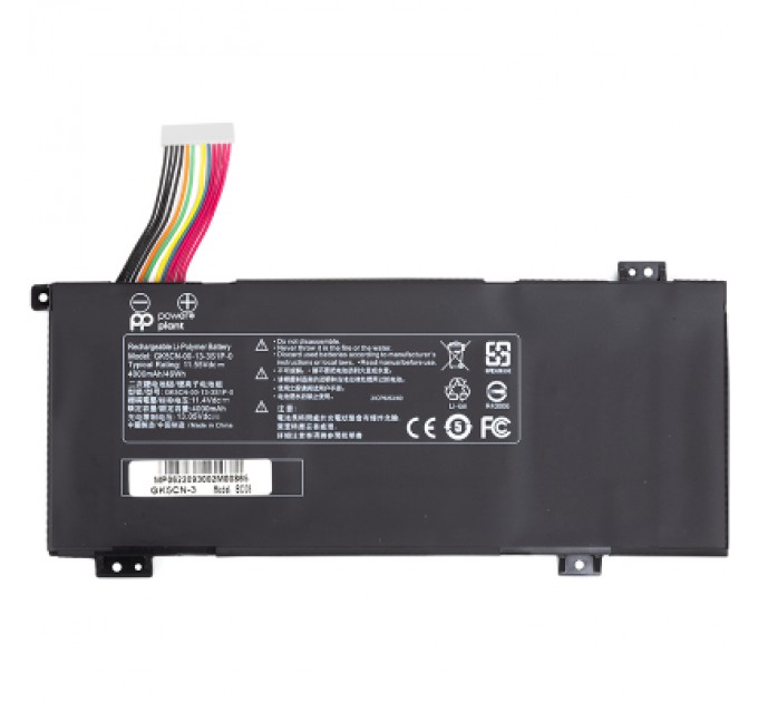 PowerPlant Акумулятор до ноутбука HASEE F117-B (GK5CN) 11.55V 4000mAh PowerPlant (NB400140)