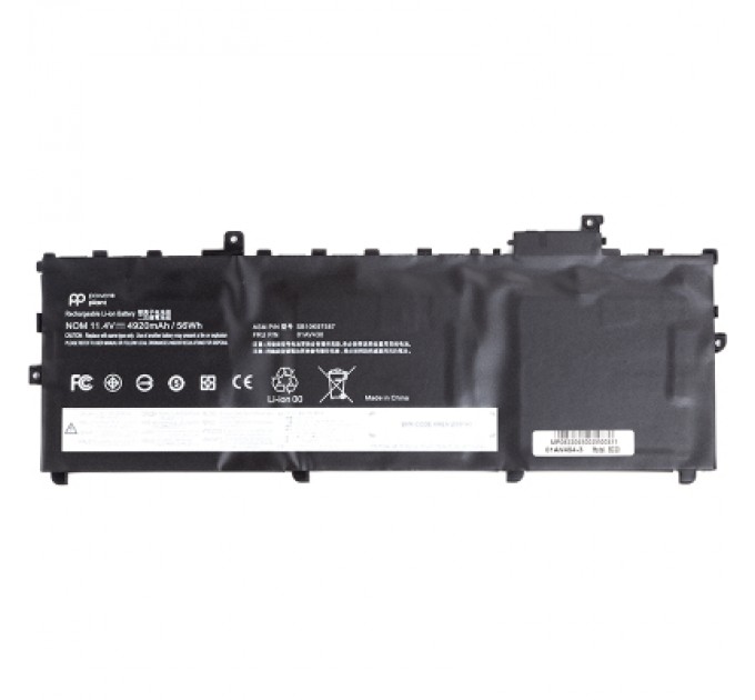 PowerPlant Акумулятор до ноутбука LENOVO ThinkPad X1 Carbon 5th Gen (2017) (01AV494) 11.4V 4920mA PowerPlant (NB481644)