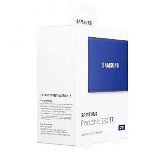 Samsung Накопичувач SSD USB 3.2 2TB T7 Samsung (MU-PC2T0H/WW)