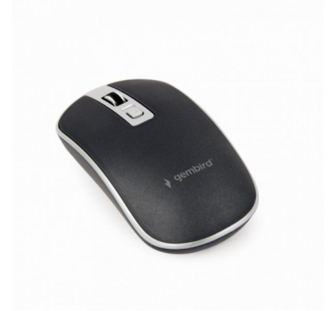 Gembird Мишка Gembird MUSW-4B-06-BS Wireless Black-Silver (MUSW-4B-06-BS)