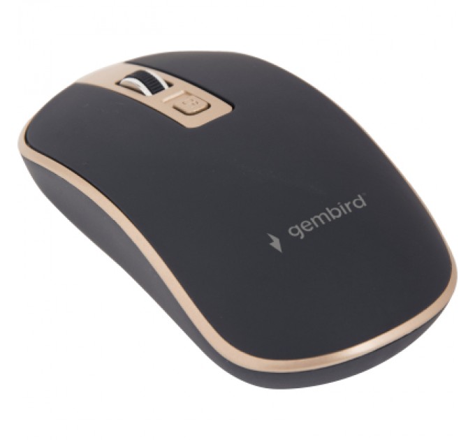 Gembird Мишка Gembird MUSW-4B-06-BG Wireless Black-Gold (MUSW-4B-06-BG)