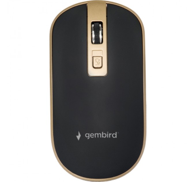 Gembird Мишка Gembird MUSW-4B-06-BG Wireless Black-Gold (MUSW-4B-06-BG)