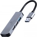 Cablexpert Концентратор Cablexpert USB-A to 1 х USB 3.1 Gen1 (5 Gbps), 3 х USB 2.0 (UHB-U3P1U2P3-01)