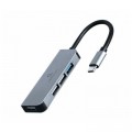 Cablexpert Концентратор Cablexpert USB-С to 1 х USB 3.1 Gen1 (5 Gbps), 3 х USB 2.0 (UHB-CM-U3P1U2P3-01)