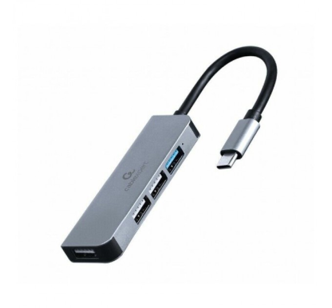 Cablexpert Концентратор Cablexpert USB-С to 1 х USB 3.1 Gen1 (5 Gbps), 3 х USB 2.0 (UHB-CM-U3P1U2P3-01)