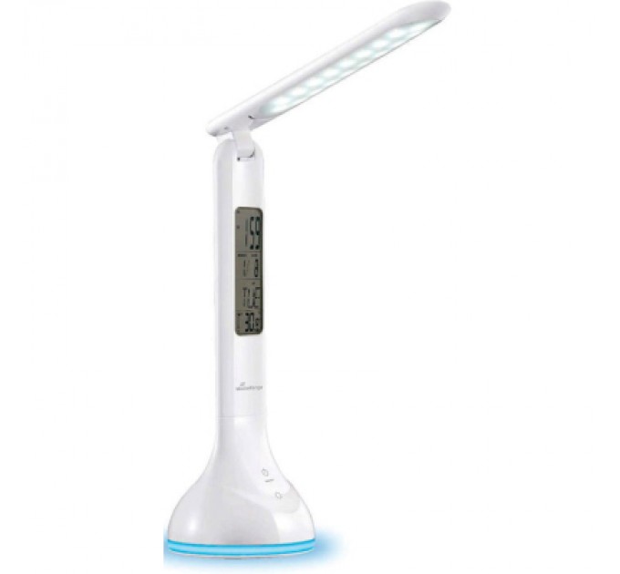 Mediarange Настільна лампа Mediarange Compact LED desk lamp with LCD display, glossy-white (MROS502)