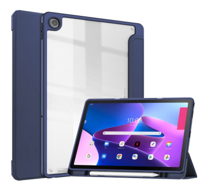 BeCover Чохол до планшета BeCover Soft Edge PM Lenovo Tab M10 Plus TB-125F (3rd Gen)/K10 Pro TB-226 10.61" Deep Blue (708367)