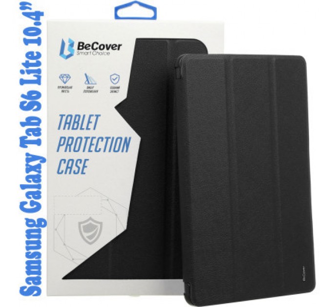 BeCover Чохол до планшета BeCover Soft Edge Pencil Mount Samsung Galaxy Tab S6 Lite 10.4 P610/P613/P615/P619 Black (708351)