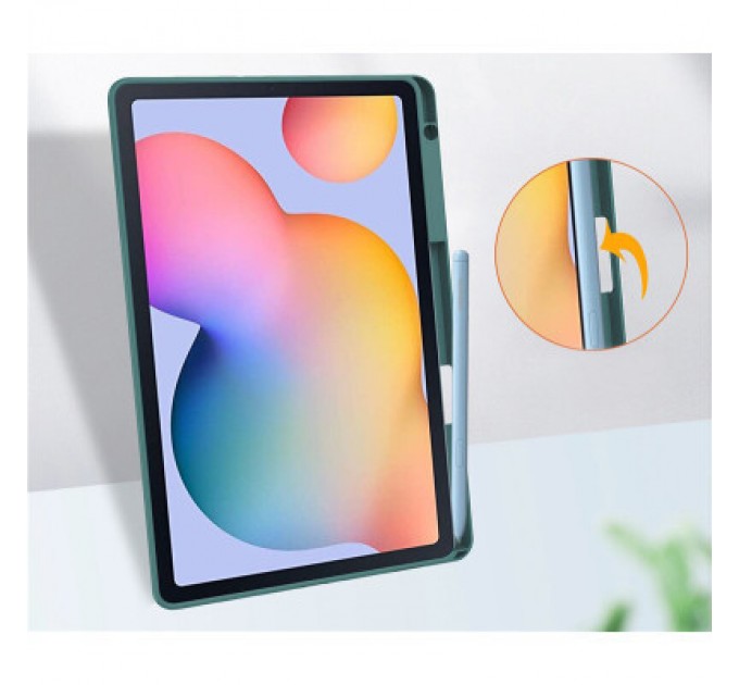 BeCover Чохол до планшета BeCover Soft Edge Pencil Mount Samsung Galaxy Tab S6 Lite 10.4 P610/P613/P615/P619 Dark Green (708353)
