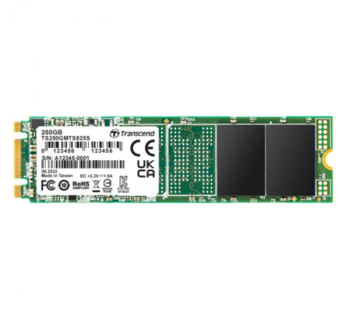 Transcend Накопичувач SSD M.2 2280 250GB Transcend (TS250GMTS825S)
