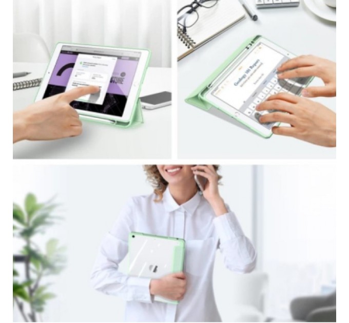 BeCover Чохол до планшета BeCover Soft Edge Lenovo Tab M10 Plus TB-125F (3rd Gen)/K10 Pro TB-226 10.61" Green (708333)