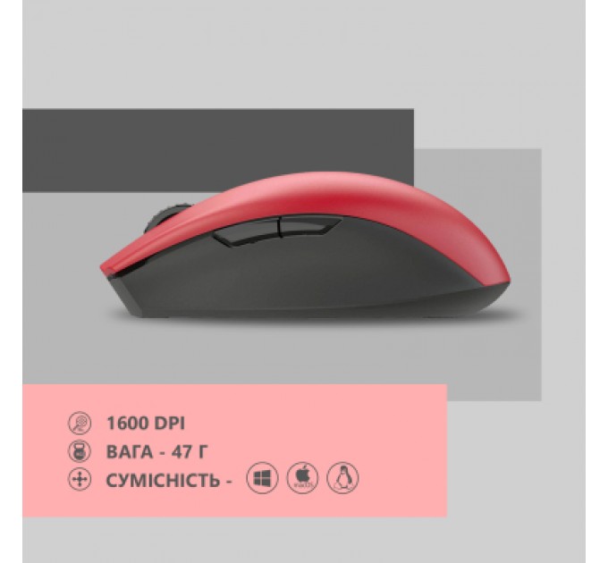 2E Мишка 2E MF2030 Rechargeable Wireless Red (2E-MF2030WR)