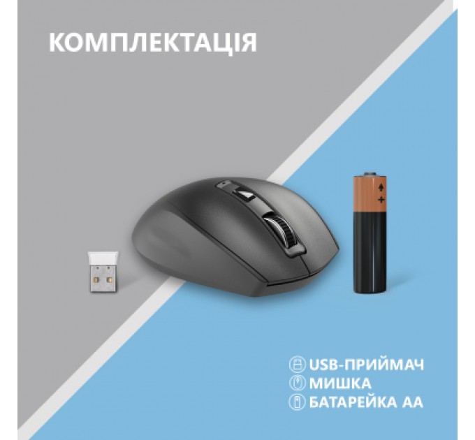 2E Мишка 2E MF250 Silent Wireless Black (2E-MF250WBK)