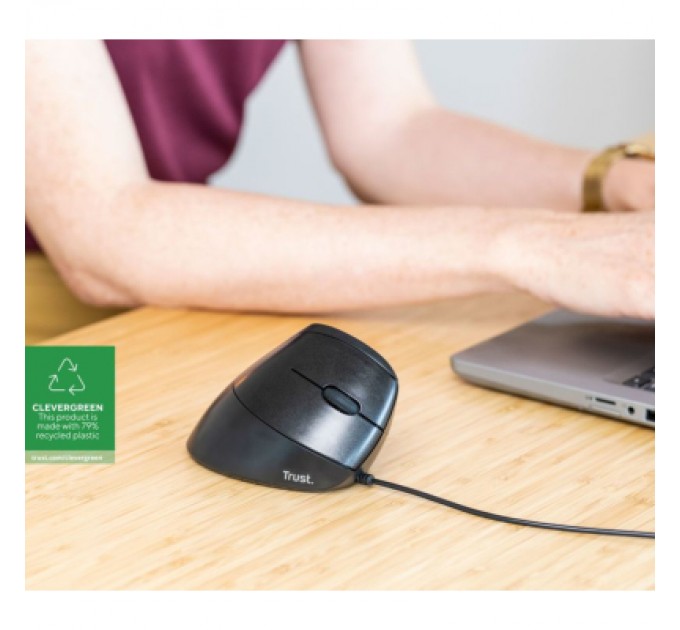 Trust Мишка Trust Bayo Vertical Ergonomic ECO USB Black (24635)