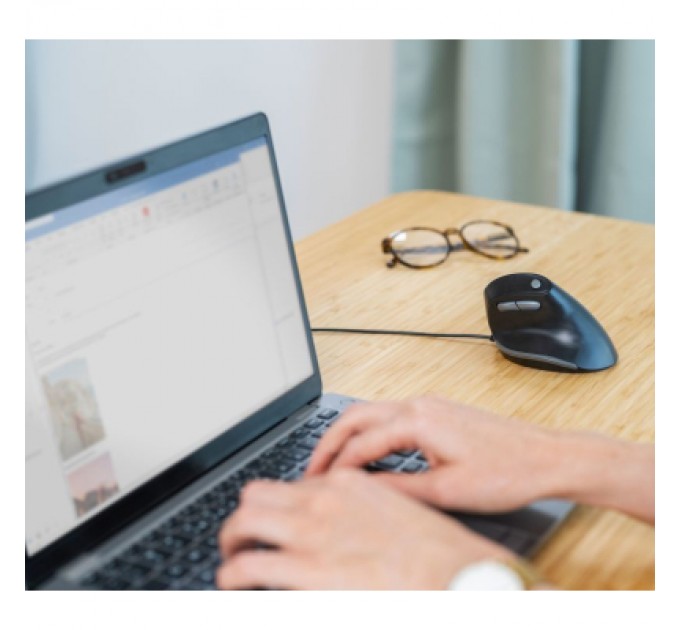 Trust Мишка Trust Bayo Vertical Ergonomic ECO USB Black (24635)