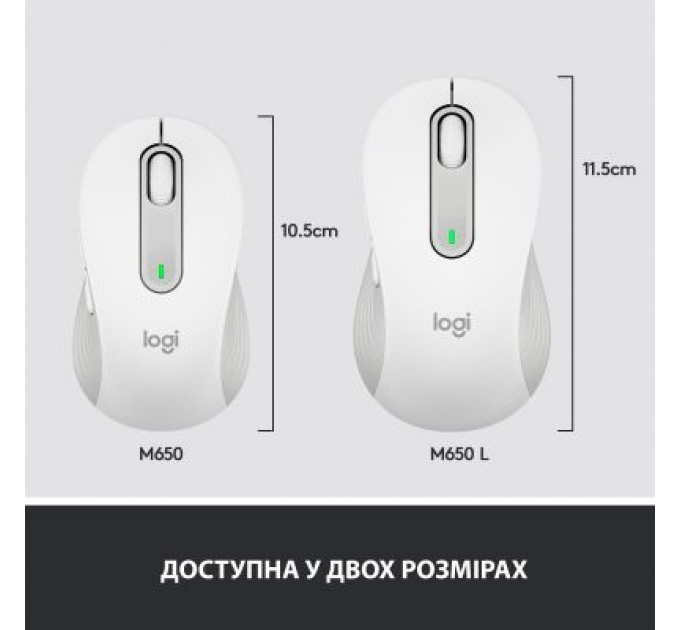 Logitech Мишка Logitech Signature M650 Wireless Off-White (910-006255)