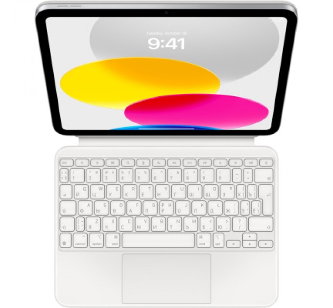 Apple Чохол до планшета Apple Magic Keyboard Folio for iPad (10th generation) - Ukrainian, Model A2695 (MQDP3UA/A)
