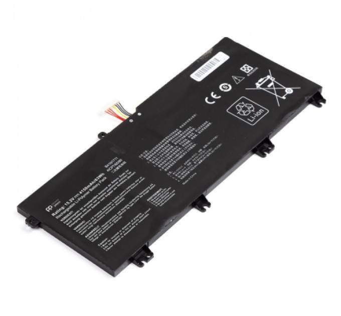 PowerPlant Акумулятор до ноутбука ASUS B41N1711-4S1P 15.2V 4150mAh PowerPlant (NB431670)