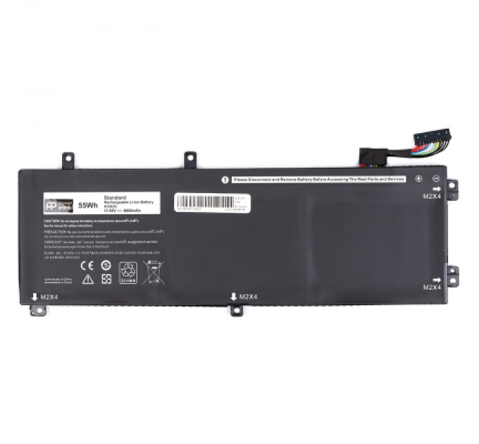 PowerPlant Акумулятор до ноутбука DELL H5H20-3S1P 11.55V 4800mAh PowerPlant (NB441785)