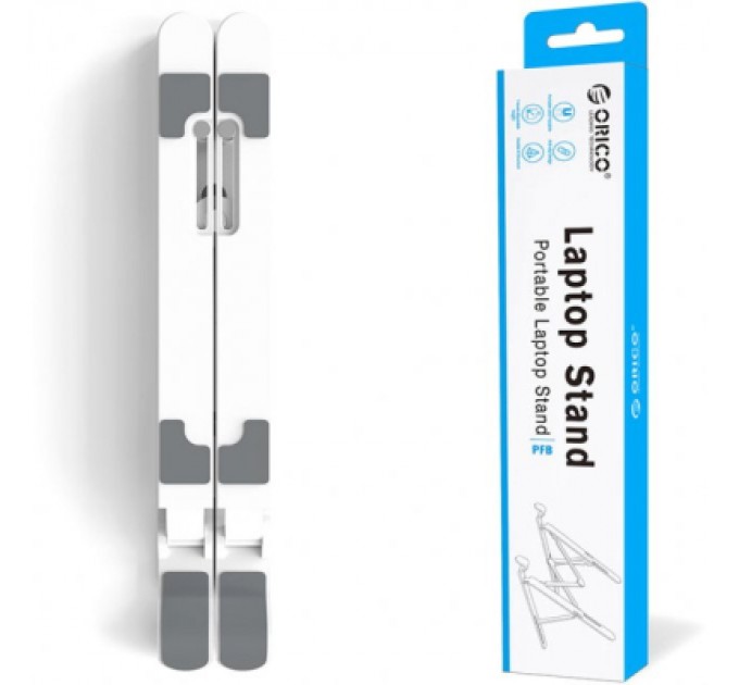 Orico Підставка до ноутбука Orico 11-17", 7 position (15°-45°) plastic white (HS081829)