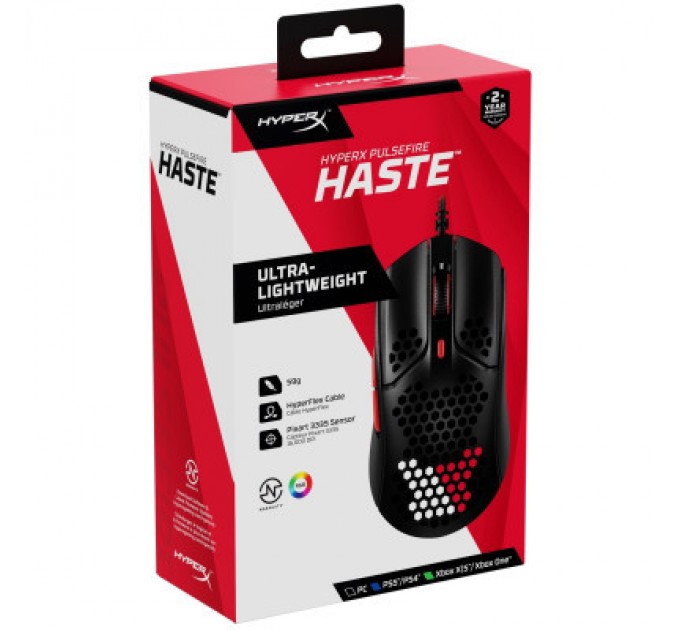 HyperX Мишка HyperX Pulsefire Haste Black-Red (4P5E3AA)