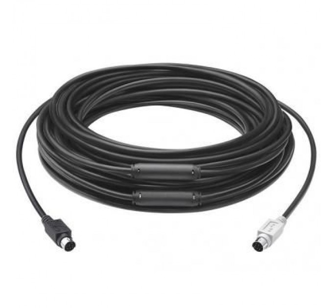 Logitech Кабель мультимедійний Logitech Extender Cable for Group Camera 15m Business MINI-DIN (939-001490)