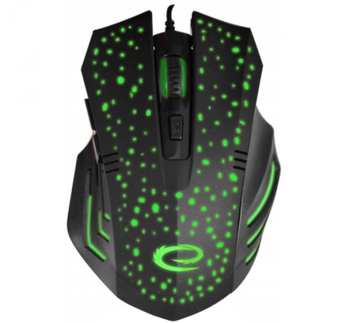Esperanza Мишка Esperanza MX212 Galaxy USB Black-Green (EGM212)