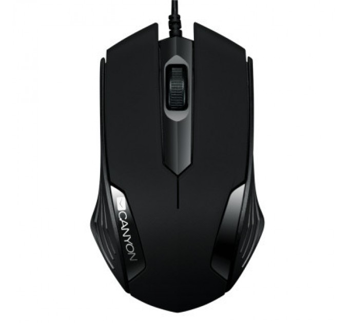 Canyon Мишка Canyon CM-02 USB Black (CNE-CMS02B)