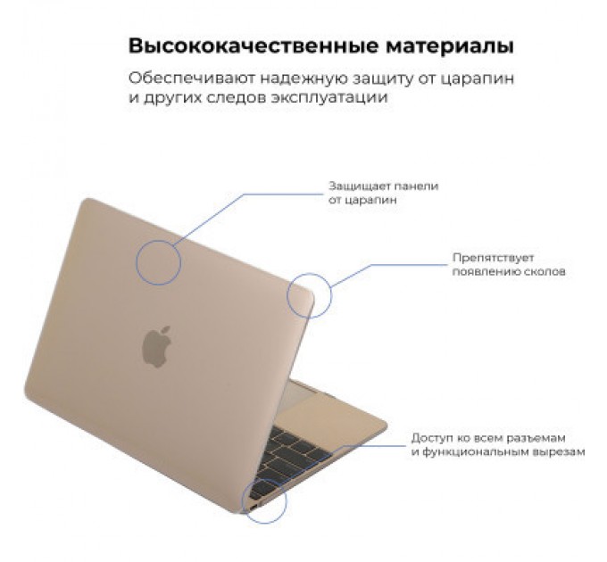 Armorstandart Чохол до ноутбука Armorstandart 13.3" MacBook Air 2018 (A2337/A1932/A2179) Air Shell (ARM54291)